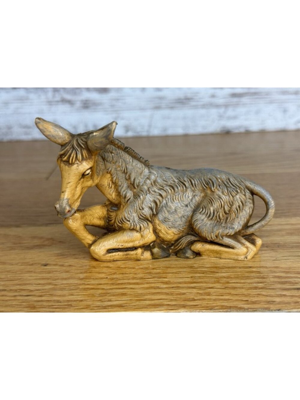 Vintage 1983 Fontanini Heirloom Nativity Donkey Figurine Italy